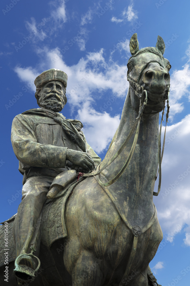 Statue of Giuseppe Garibaldi - Genova Italy