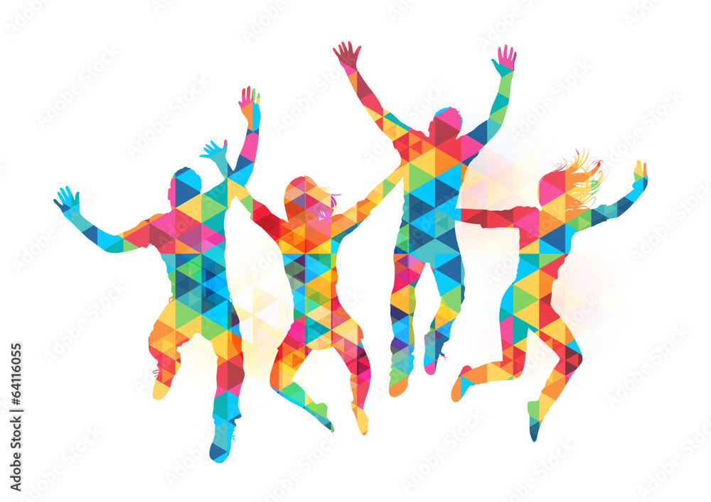 Happy Jumping People Happy Jumping People