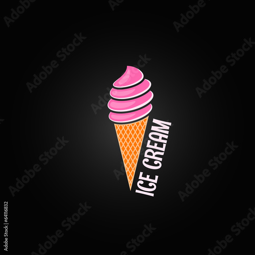 ice cream design background