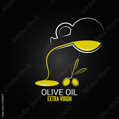 olive oil design menu background