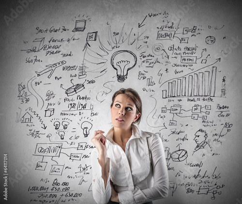 Cuadro en lienzo thoughts