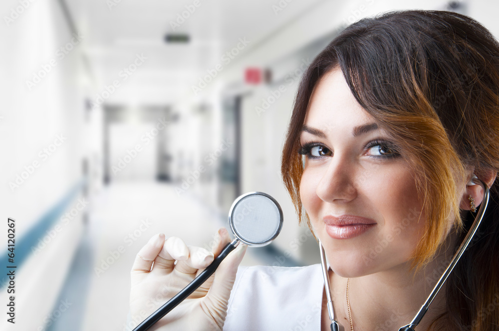Nurse. Portrait on young woman nurse Nurse. Portrait on young woman nurse