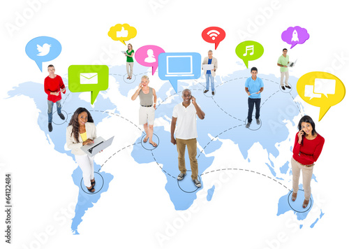 Wallpaper Mural Social Media Networking Torontodigital.ca