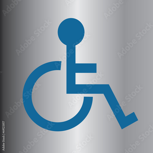 Handicap or Wheelchair person Symbol, Vector