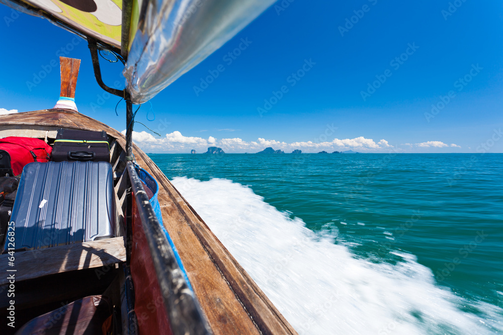 bateau-taxi pour les îles de Thaïlande