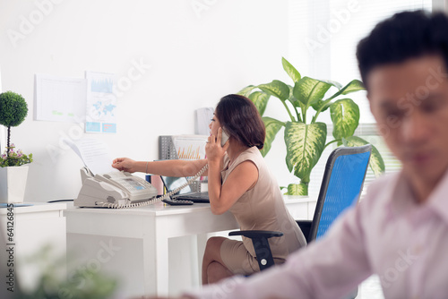 Photos Busy secretary