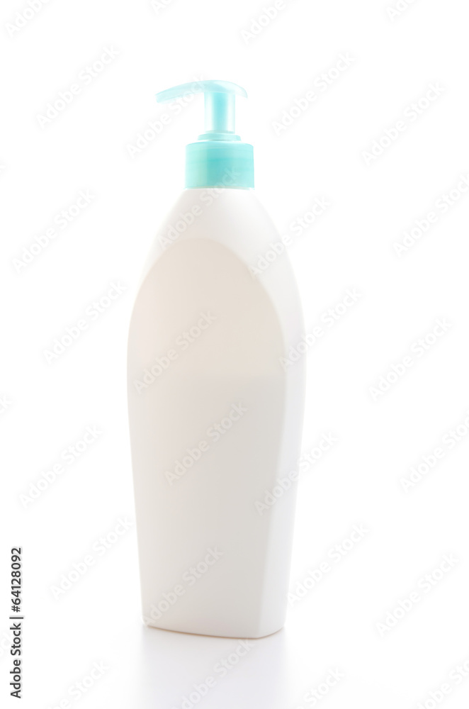 Plastic bottle isolated white background Plastic bottle isolated white background