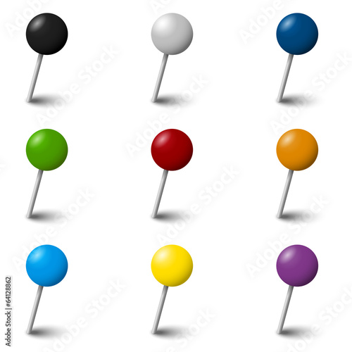 Sammlung farbig Markierzubehör - Markiernadel