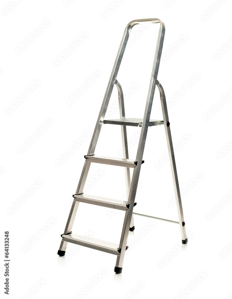 Ladder isolated white background Ladder isolated white background