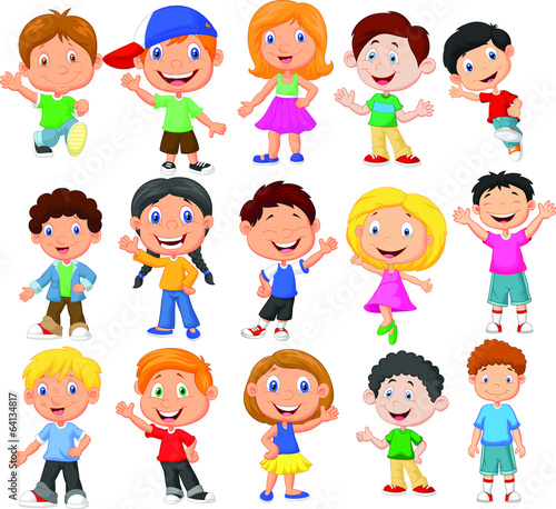 happy kid cartoon collection