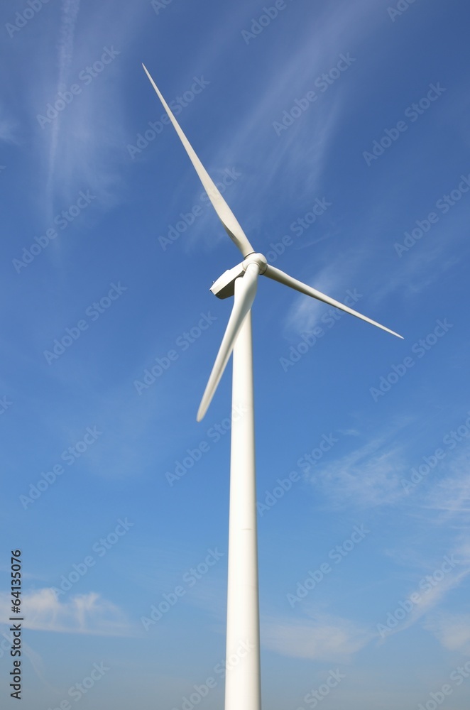 Wind turbine in portrait aspect Wind turbine in portrait aspect