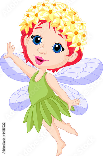 Cute little fairy cartoon