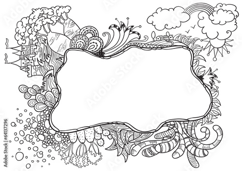 Abstract frame