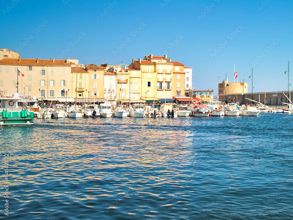 Harbor of St.Tropez, France