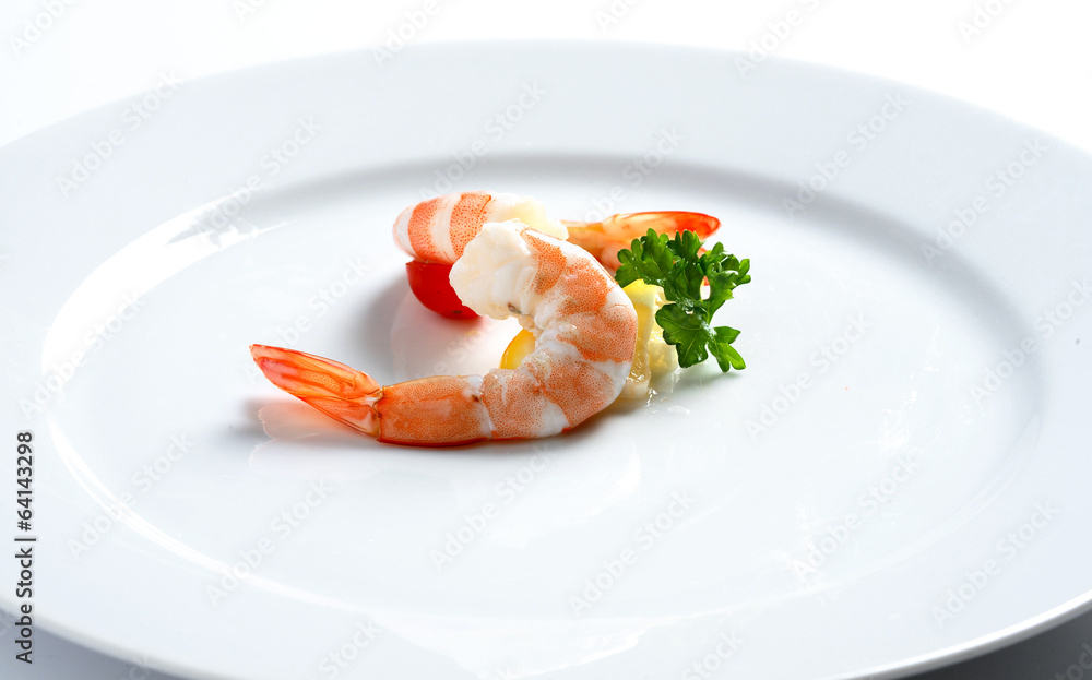 shrimp fresh seafood on white background shrimp fresh seafood on white background