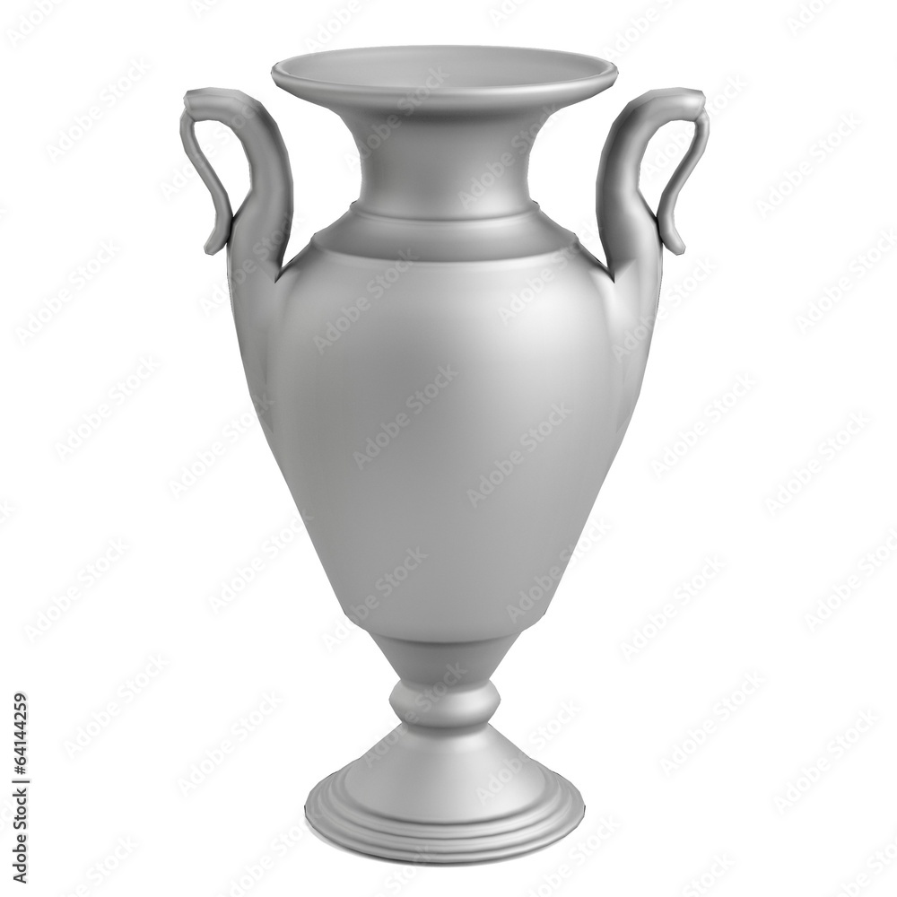 realistic 3d render of vase
