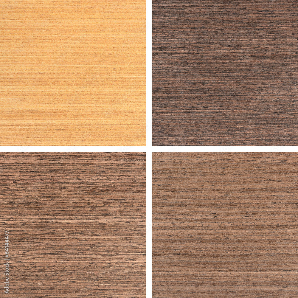 Fototapeta premium Set of four wooden texture backgrounds