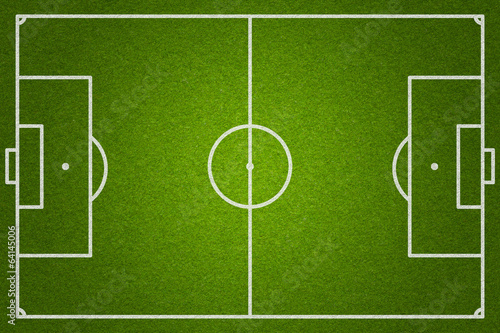 soccer or football field top view