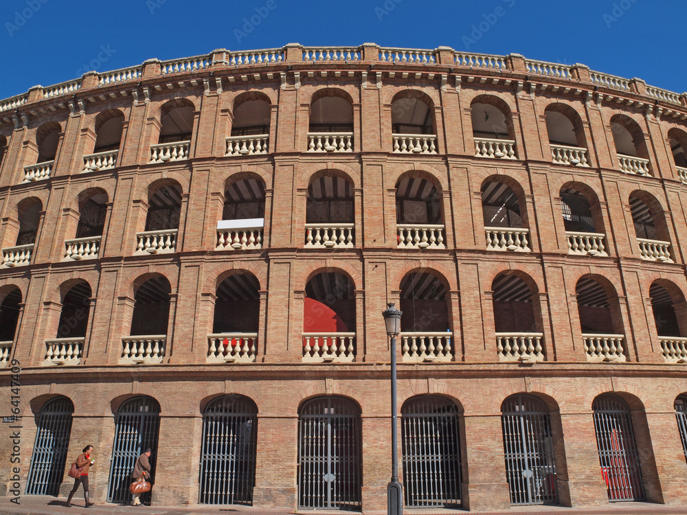Plaza de Toros in Valencia, Spain. Plaza de Toros in Valencia, Spain.