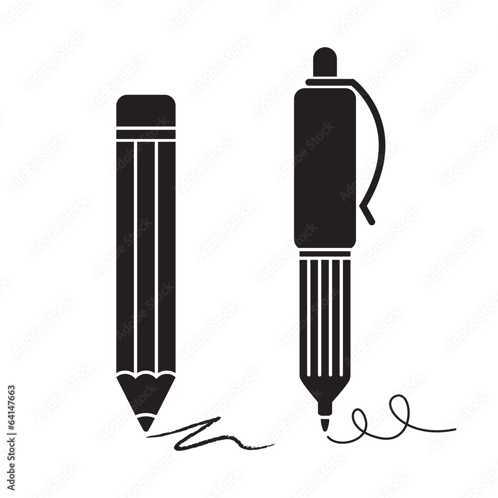 Pen And Pencil Black