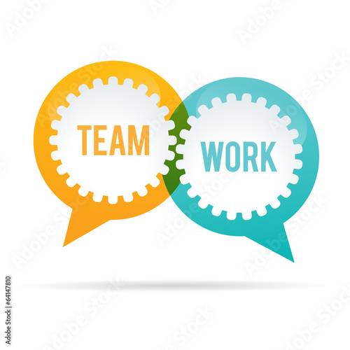 Team Work Gear Bubble