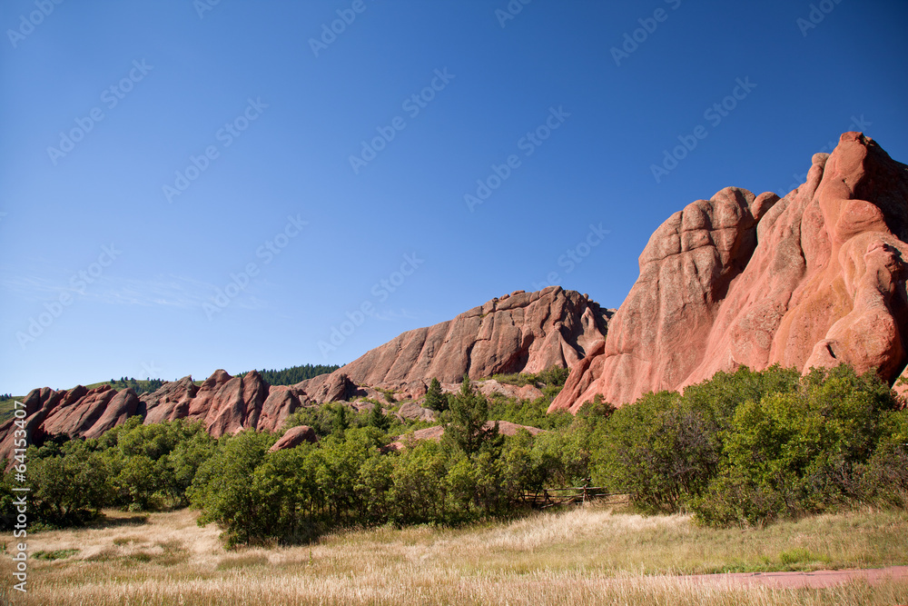 Sandstone formation in Roxborough State Park near Denver Sandstone formation in Roxborough State Park near Denver