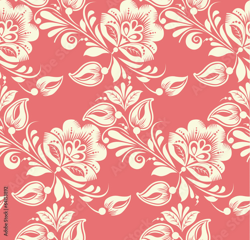 Vector Floral seamless pattern.