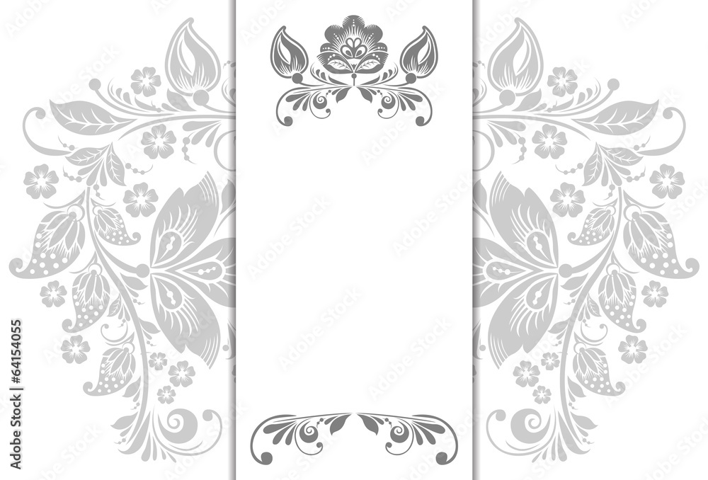 floral background, greeting card