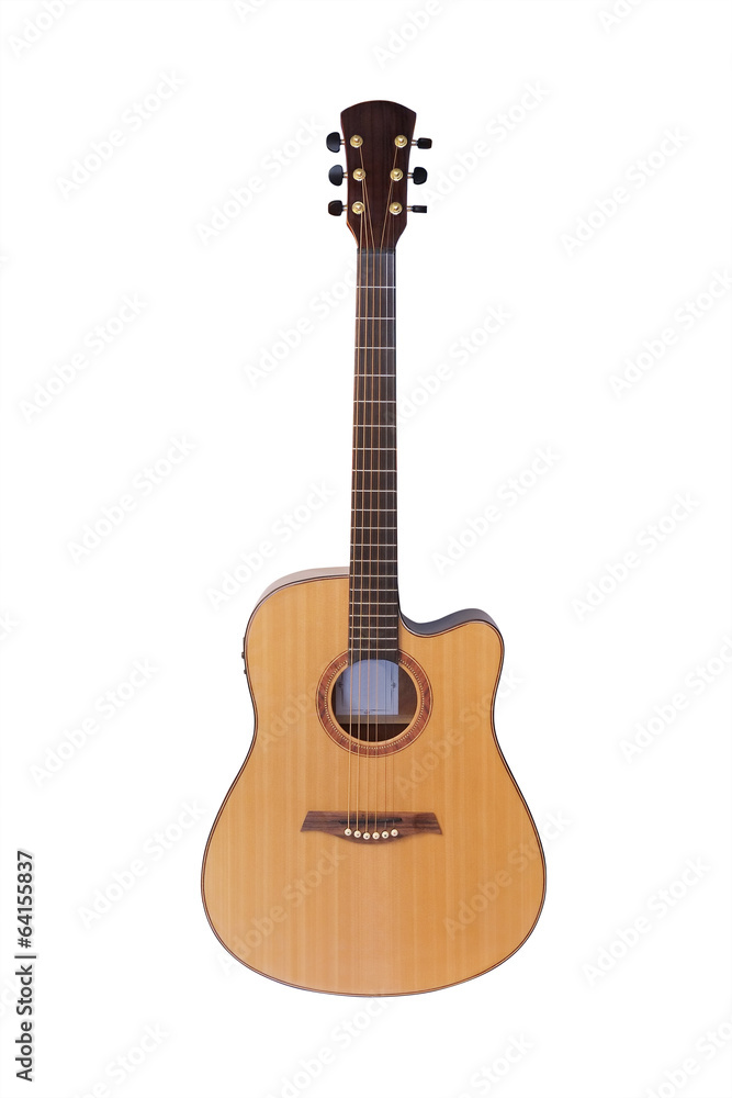 The image of acoustic guitar