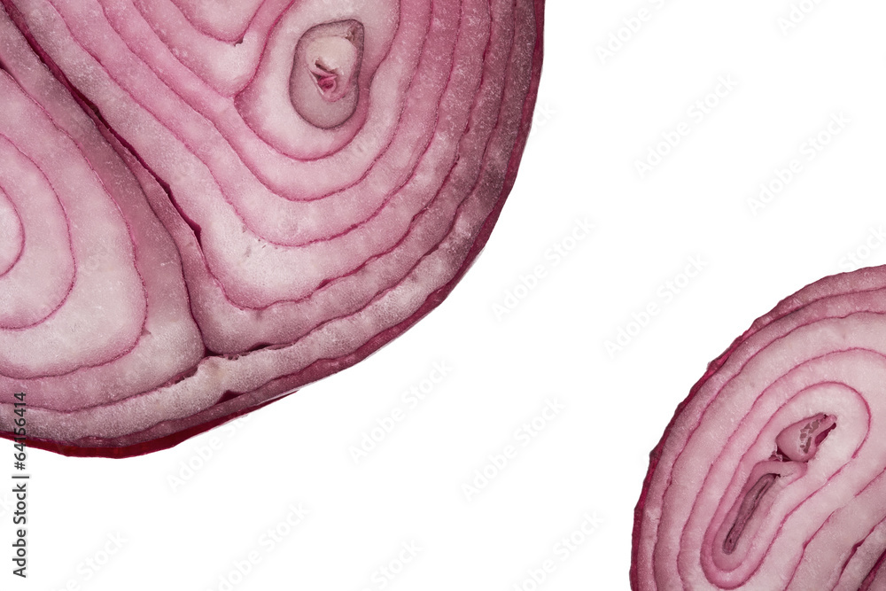 Fototapeta premium Red Onion Slices