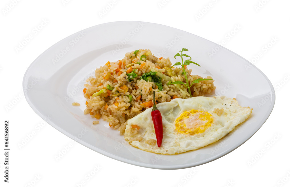Fried rice with egg Fried rice with egg