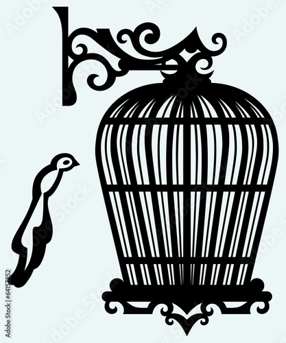 Vintage bird cages