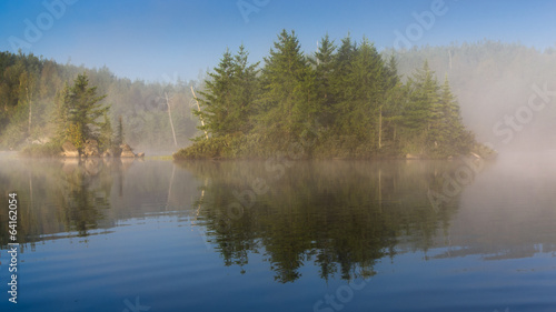 Mist over a Lake