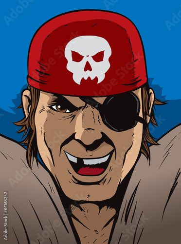 Pirate laughing