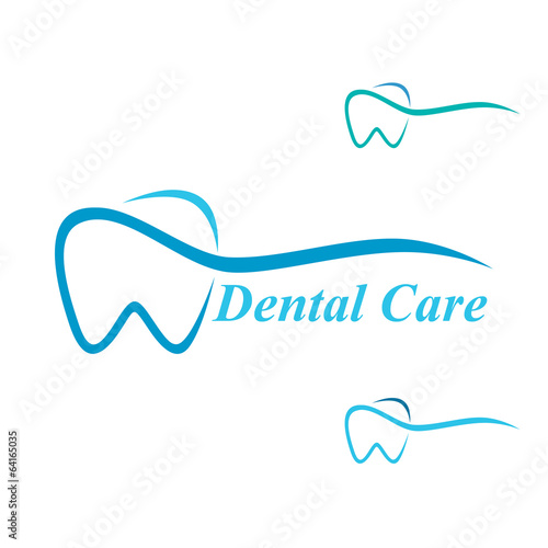 Quadro em tela Dental Logo