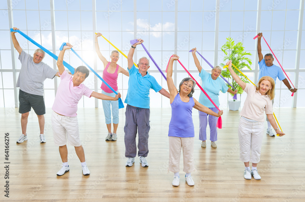 Fototapeta premium Group of Healthy People in the Fitness