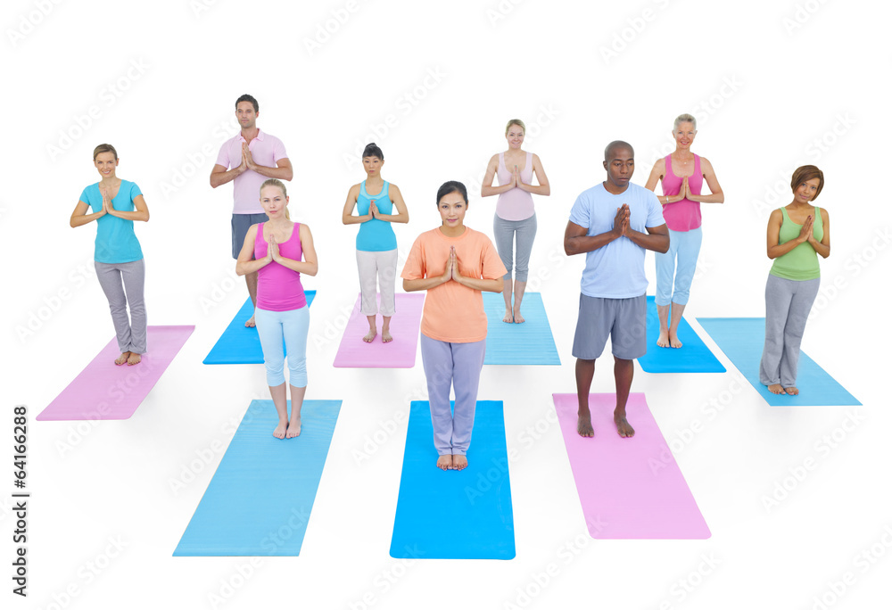 Fototapeta premium Group of Healthy People in the Fitness