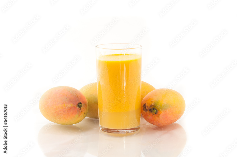 Mango juice and mago fruit Mango juice and mago fruit