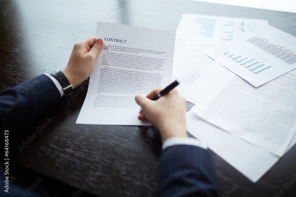 Making business agreement Making business agreement