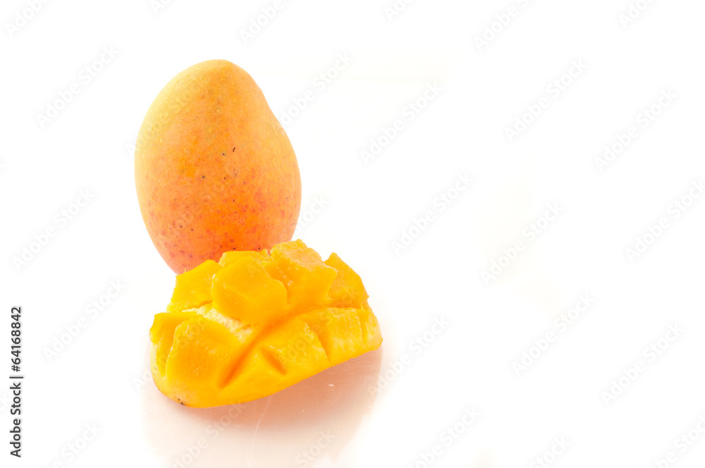 Mango juice and fruit Mango juice and fruit