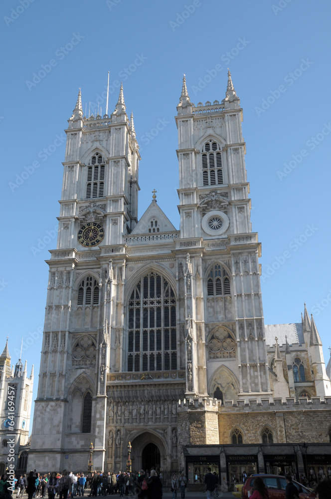Westminster Abbey, London - obrazy, fototapety, plakaty 