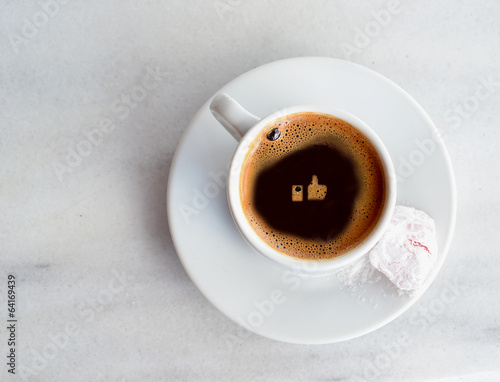greek turkish coffee like - social media
