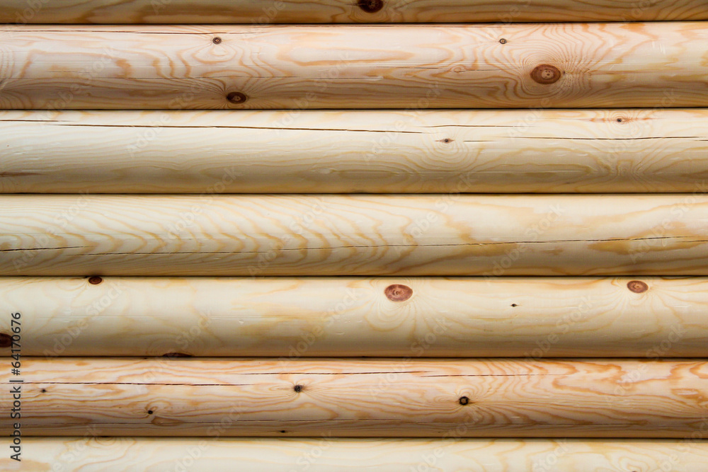 Wooden logs wall Wooden logs wall