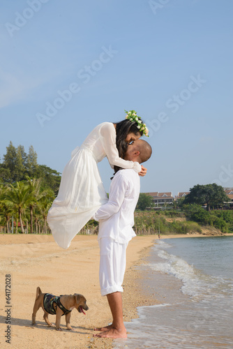 couple on the beach