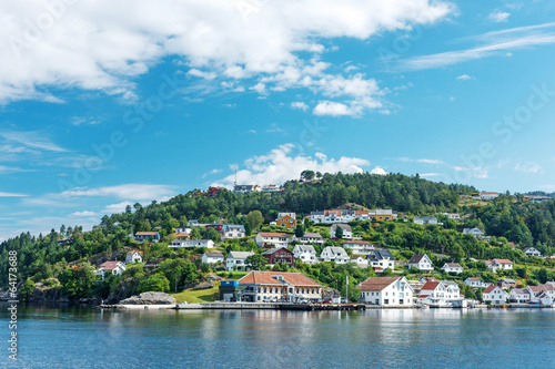 Typical Norwegian village