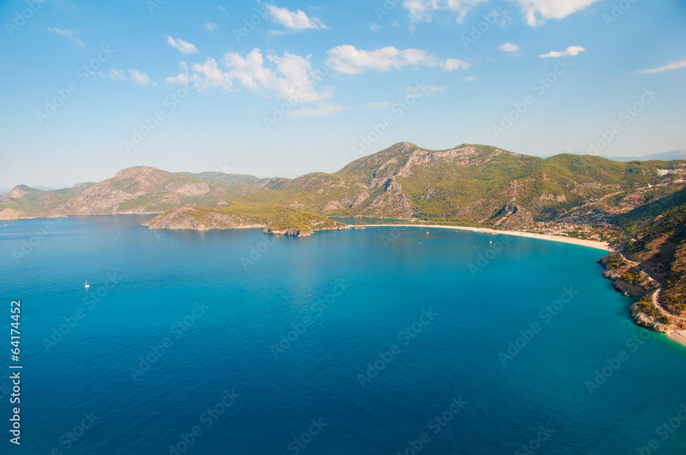 Obraz premium Panoramic bird's-eye view on Turkey