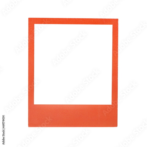 Color polaroid frame