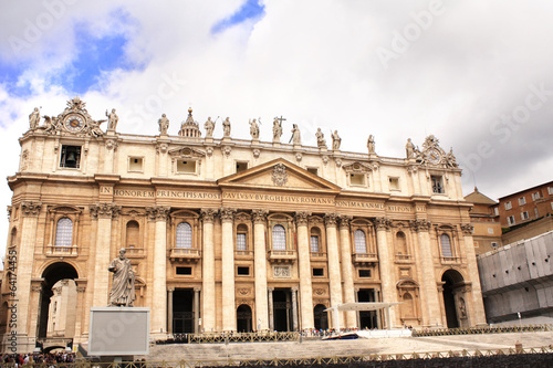 View on the Basilica of St. Peter, Vatican