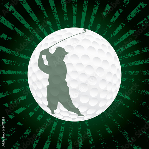 golf burst man