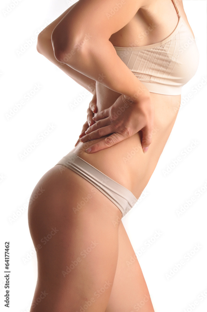 Acute pain in a waist isolated. Acute pain in a waist isolated.